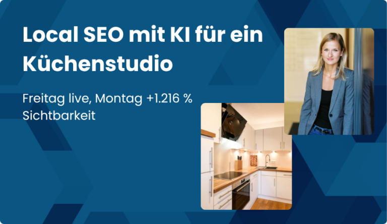 Local SEO mit KI für Küchenstudios