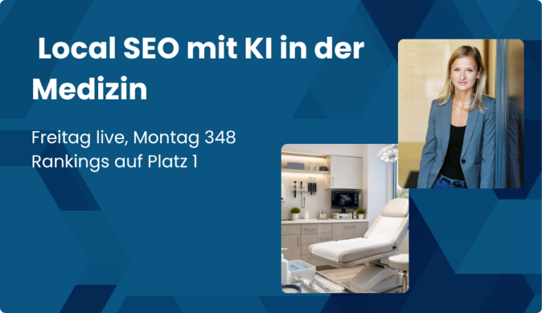 Local SEO mit KI in der Medizin
