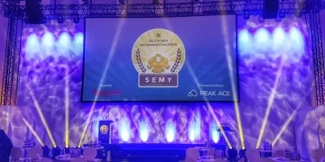 Bühne bei der SEMY-Award-Verleihung 2018