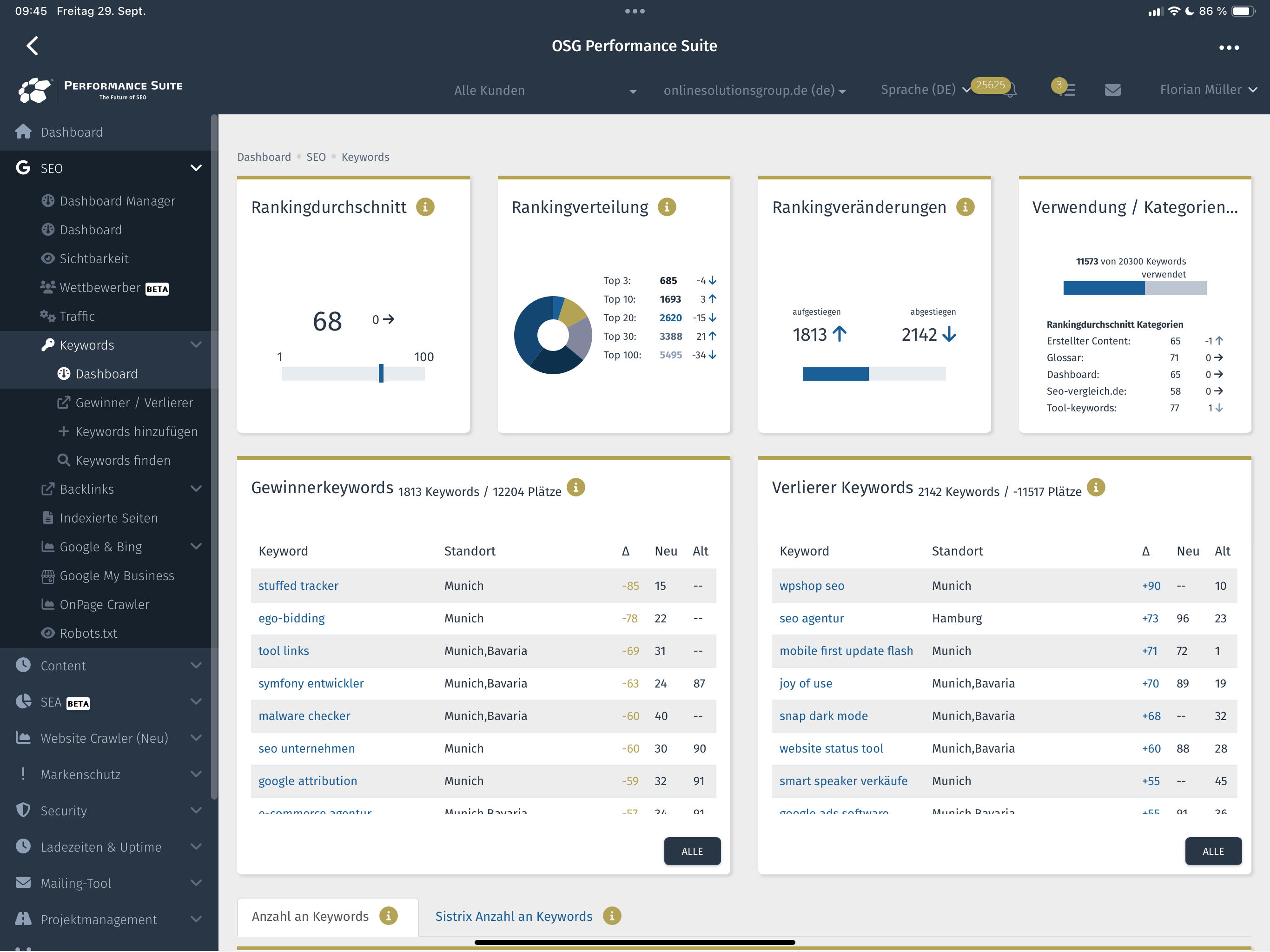 Im SEO dreht sich alles um Keywords. Deshalb dĂźrfen Auswertungen rund um Keywords in keinem Audit fehlen. Im SEO dreht sich alles um Keywords. Deshalb dĂźrfen Auswertungen rund um Keywords in keinem Audit fehlen.