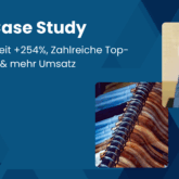 SEO Case Study - Sichtbarkeit +254%, zahlreiche Top-Rankings und mehr Umsatz