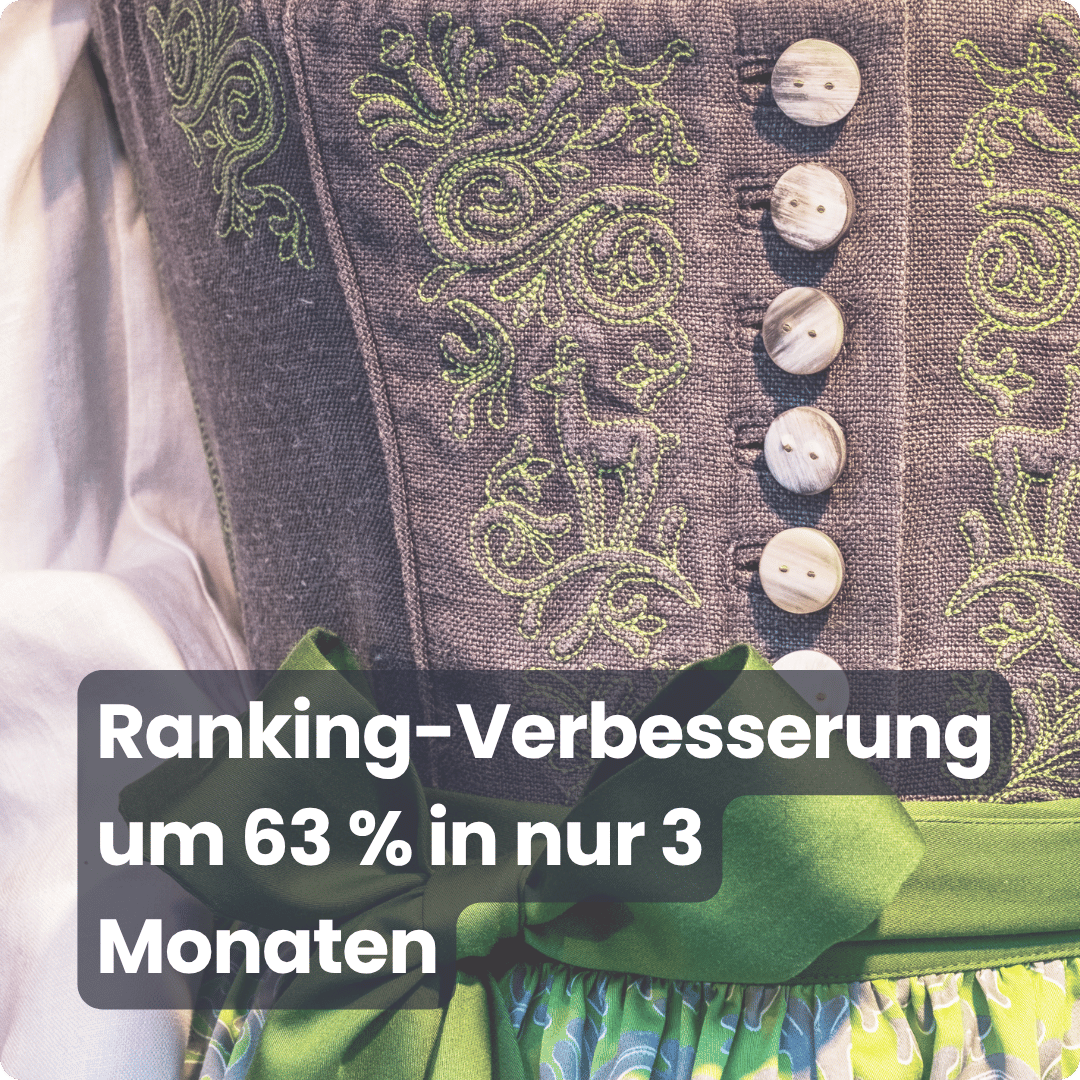 SEO Case Trachten-Onlineshop