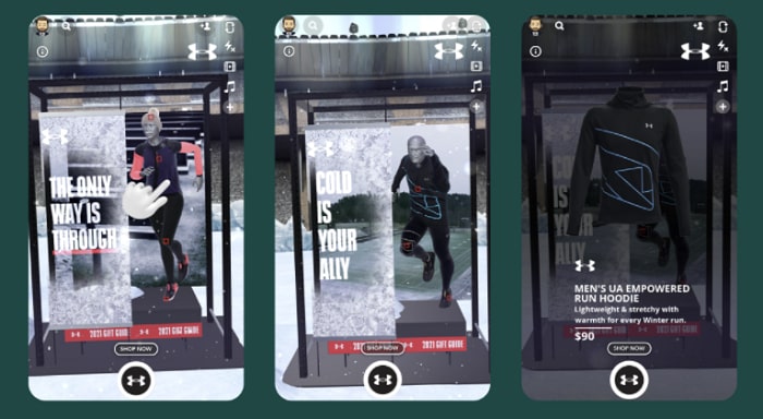 Snapchat neue AR-Funktion für Holiday Shopping