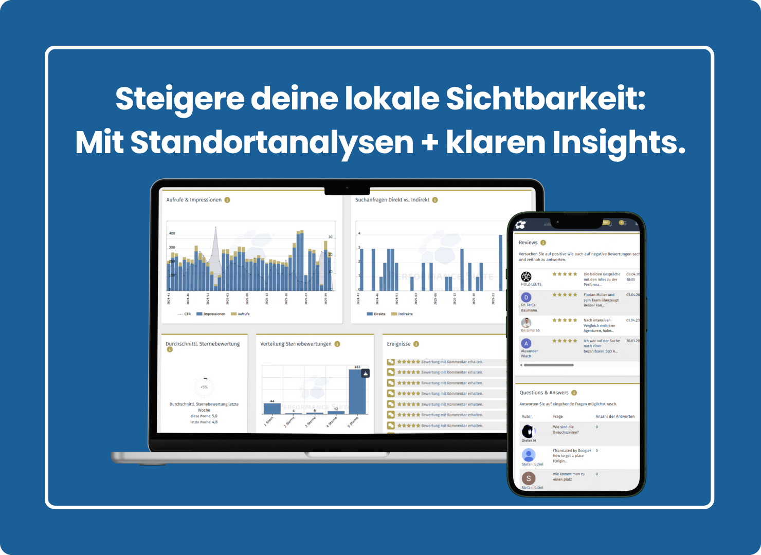 Standortanalyse und User-Insights in der Performance Suite