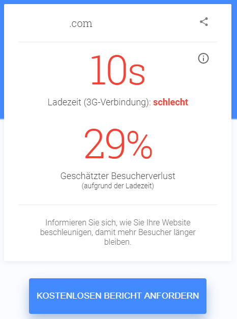 Google Testmysite