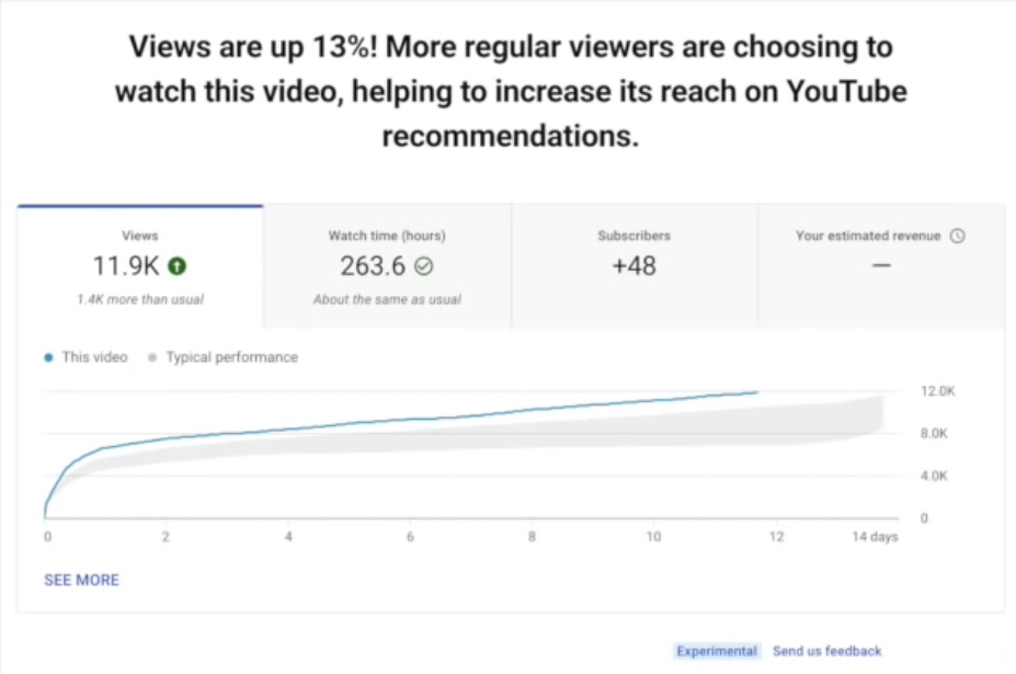 Youtube Video Performance Erklärungen